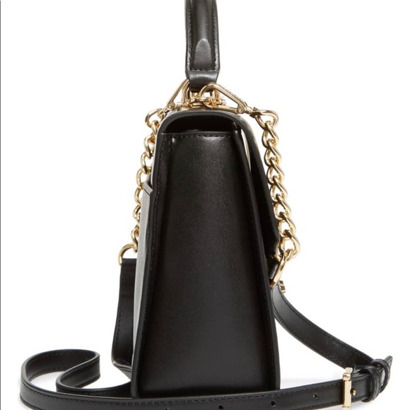 Michael Kors Sloan Leather Signature Logo Medium Satchel Bag, Brown & Black - Picture 2 of 12